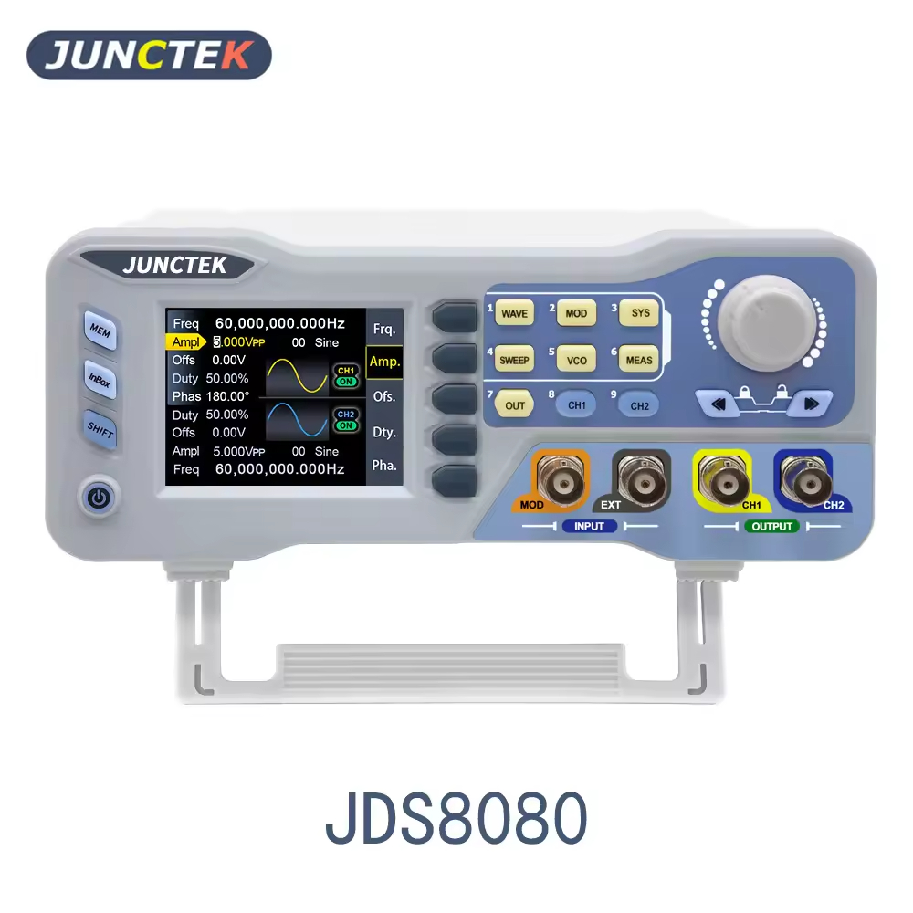 Function Arbitrary Waveform Generator - JDS8080 JUNCTEK 80MHz 듀얼 채널 신호