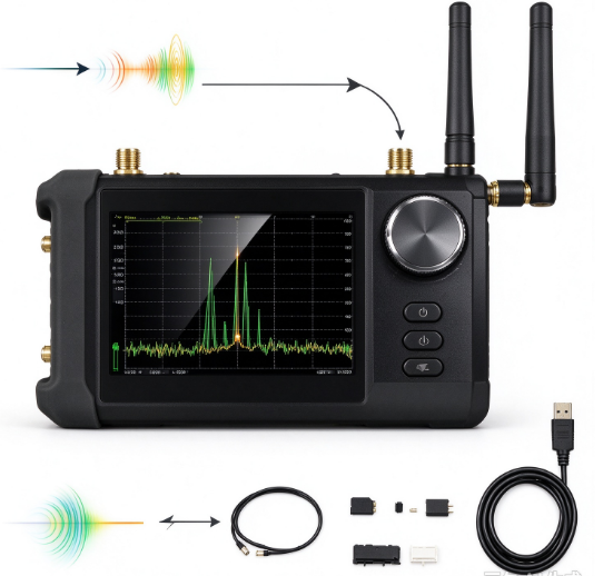 SA5 휴대용 다기능 스펙트럼 분석기, 휴대용 RF 신 - Signal Generator Spectrum Analyzer 리뷰 및 가격