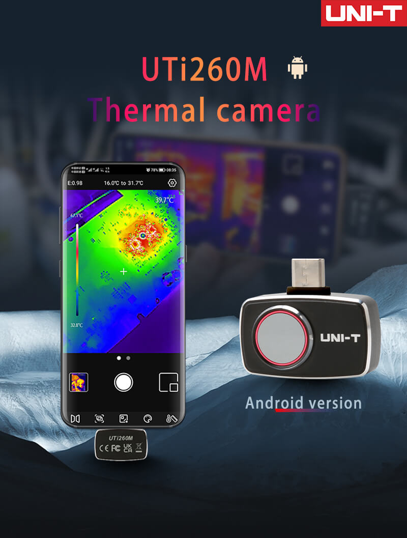 UNI-T UTi260M 안드로이드 폰용 모바일 열화상 - Thermal Imaging Camera Pcb Repair 리뷰 및 가격