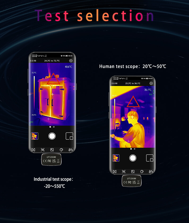 UNI-T UTi260M 안드로이드 폰용 모바일 열화상 - Thermal Imaging Camera Pcb Repair 리뷰 및 가격