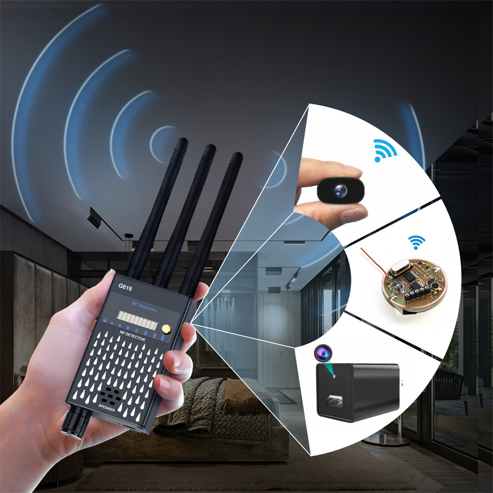 3 안테나 전문 무선 주파수 감지 장치, GSM GPS - Signal Generator Spectrum Analyzer 리뷰 및 가격