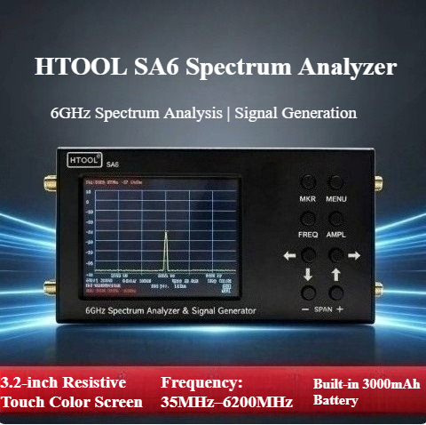 휴대용 스펙트럼 분석기 35MHz‑6.2GHz RF 신 - Signal Generator Spectrum Analyzer 리뷰 및 가격